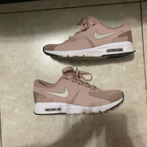 Nike rose gold sneakers